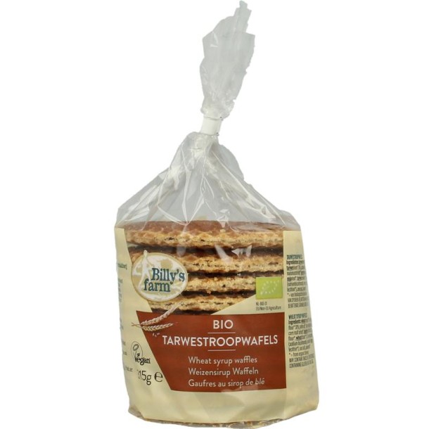 Billy's Farm Tarwestroopwafels bio (315 Gram)