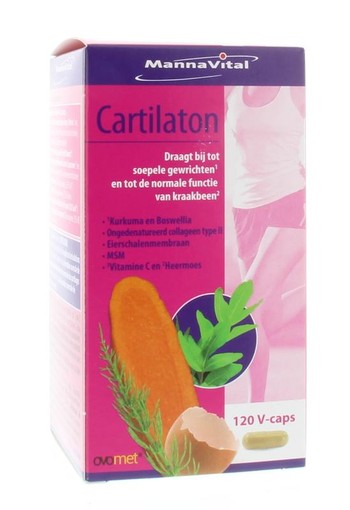Mannavital Cartilaton (120 Vegetarische capsules)