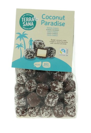 Terrasana Coconut paradise choco bio (150 Gram)