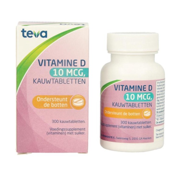 Teva Vitamine D 10 mcg 400IE (300 Tabletten)