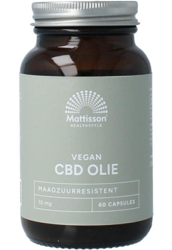 Mattisson CBD Olie 10mg (60 Vegetarische capsules)