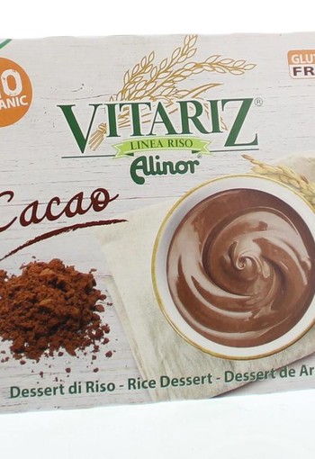 Vitariz Rice dessert chocolade 4x 100 gram bio (400 Gram)