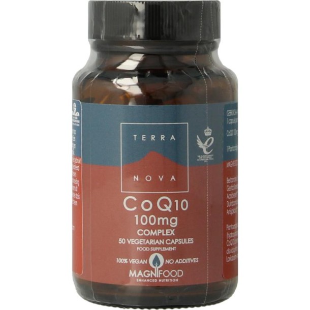 Terranova Co Q10 100mg complex (50 Vegetarische capsules)