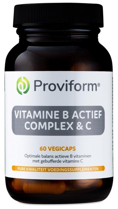 Proviform Vitamine B actief complex & C (60 Vegetarische capsules)
