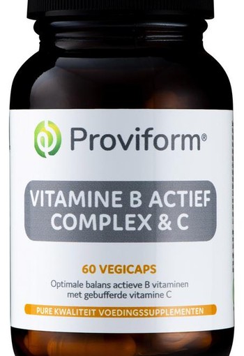 Proviform Vitamine B actief complex & C (60 Vegetarische capsules)