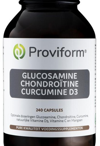 Proviform Glucosamine chondroitine curcuma D3 (240 Capsules)