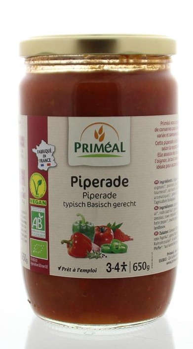 Primeal Groentemix piperade bio (650 Gram)