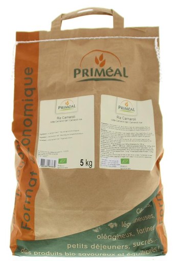 Primeal Rijst carnaroli wit bio (5 Kilogram)