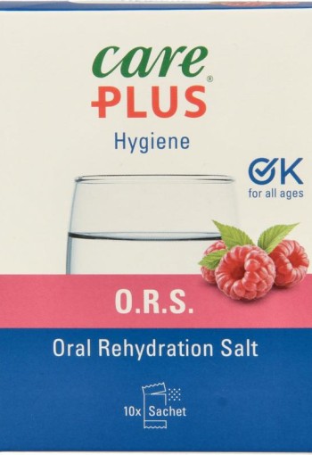 Care Plus ORS kind framboos (10 Stuks)