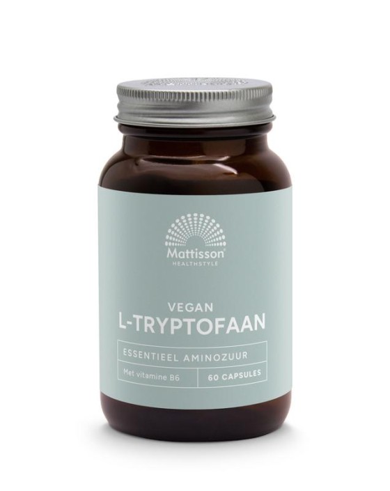 Mattisson L-Tryptofaan 500mg met B6 (60 Vegetarische capsules)