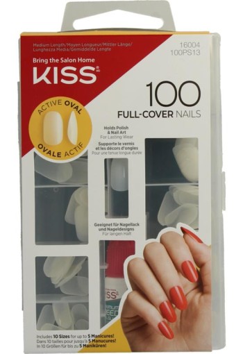 Kiss Full cover nails oval (1 Set)