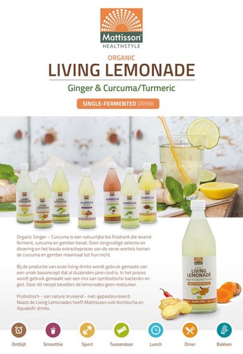 Mattisson Folder drinks living lemonade A5 (1 Stuks)