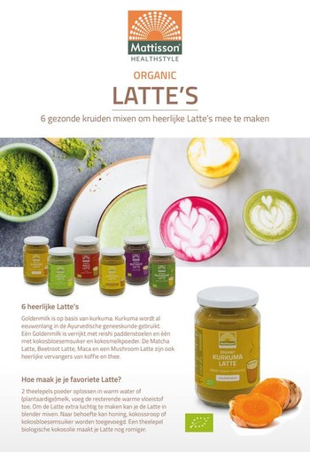 Mattisson Folder latte blend A5 (1 Stuks)