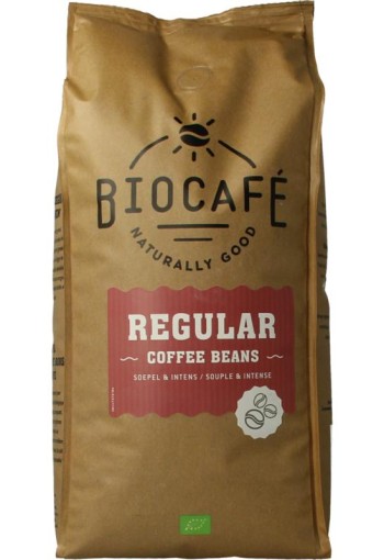 Biocafe Koffiebonen regular bio (1 Kilogram)