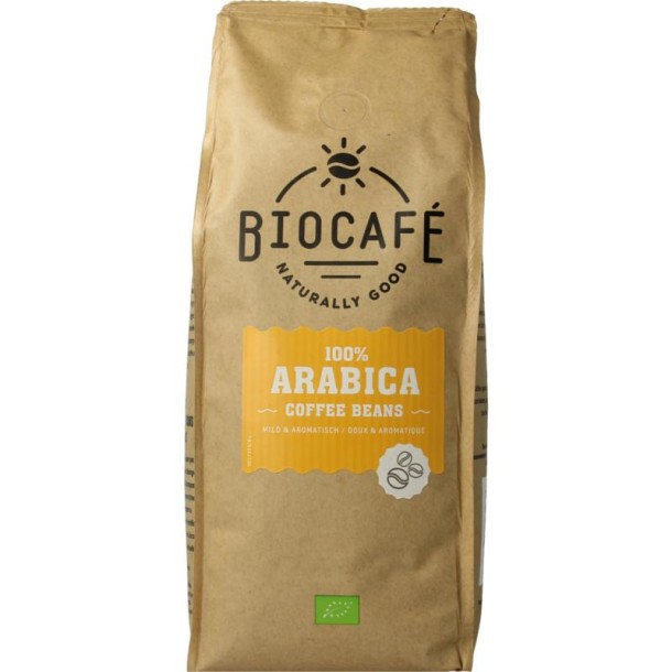 Biocafe Koffiebonen arabica bio (500 Gram)