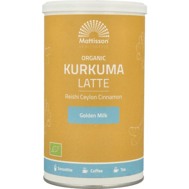 Mattisson Latte kurkuma goldenmilk reishi Ceylon kaneel bio (160 Gram)