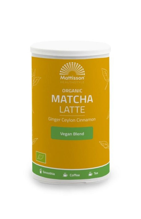 Mattisson Latte matcha gember - Ceylon kaneel bio (140 Gram)