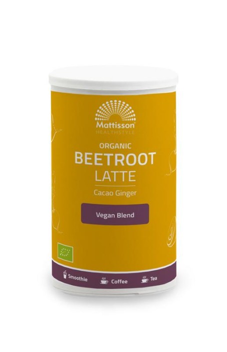 Mattisson Latte beetroot gember - cacao bio (160 Gram)