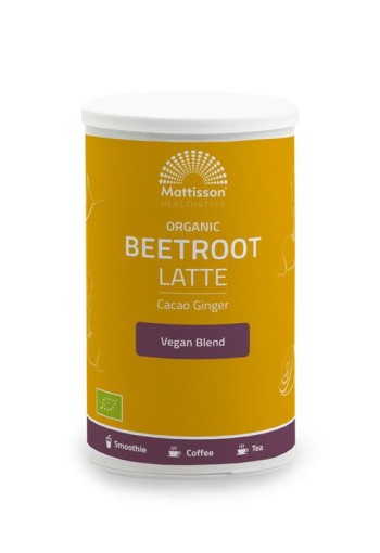 Mattisson Latte beetroot gember - cacao bio (160 Gram)