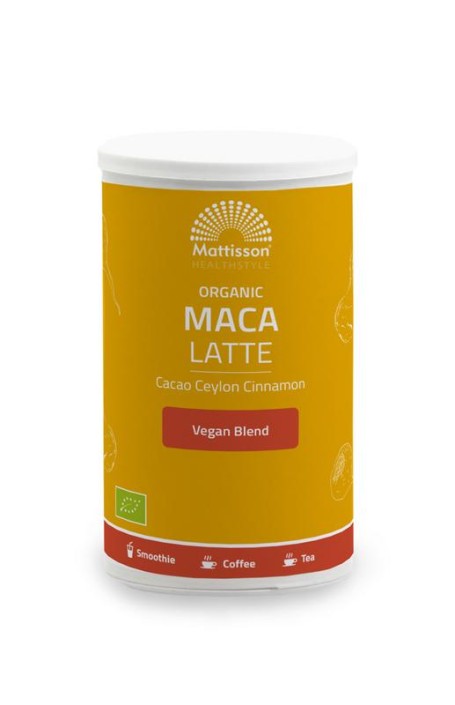 Mattisson Latte maca cacao - ceylon kaneel bio (160 Gram)