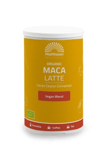 Mattisson Latte maca cacao - ceylon kaneel bio (160 Gram)