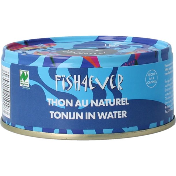 Fish 4 Ever Tonijnstukken in water (160 Gram)