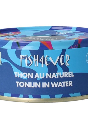 Fish 4 Ever Tonijnstukken in water (160 Gram)