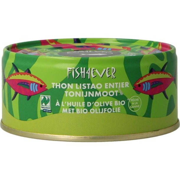 Fish 4 Ever Tonijnmoot in olijfolie (160 Gram)