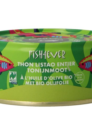 Fish 4 Ever Tonijnmoot in olijfolie (160 Gram)