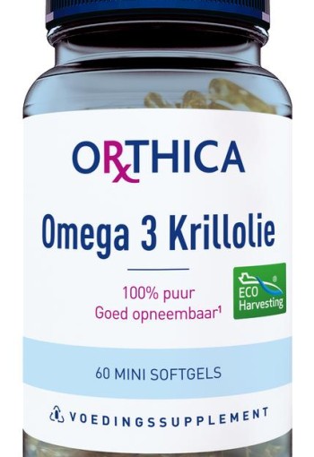 Orthica Omega 3 krillolie (60 Capsules)
