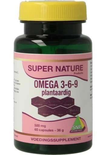 SNP Omega 3 6 9 plantaardig (60 Capsules)