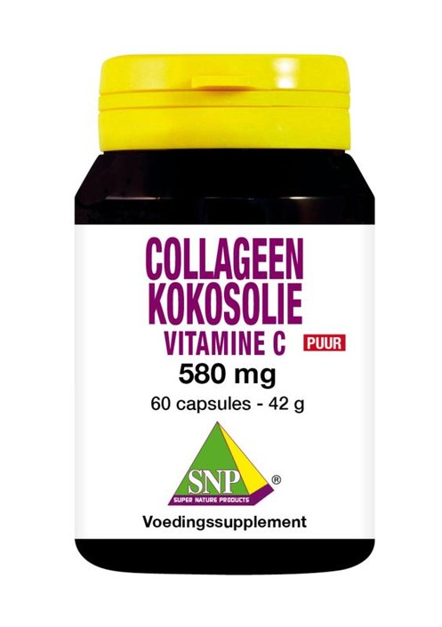 SNP Collageen kokosolie vitamine C puur (60 Capsules)