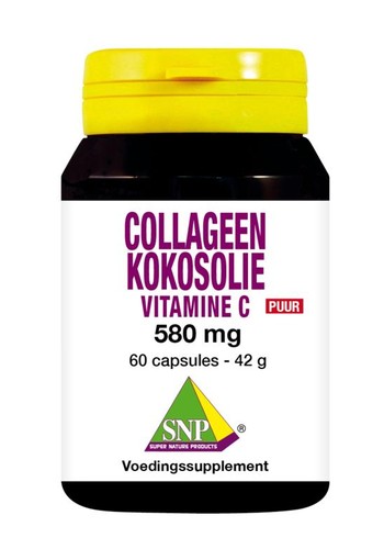 SNP Collageen kokosolie vitamine C puur (60 Capsules)