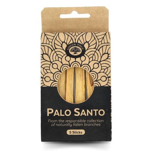 Green Tree Palo Santo heilig hout stokjes (5 Stuks)