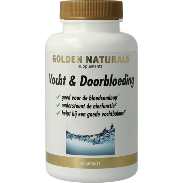 Golden Naturals Vocht & doorbloeding (60 Capsules)