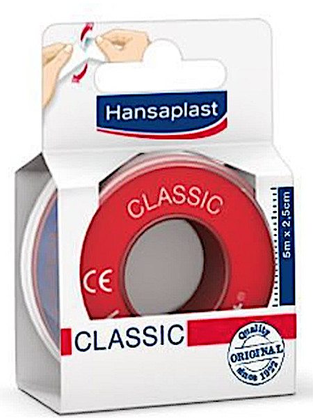 Hansaplast Classic Hechtpleister - 1.25 cm x 5 m