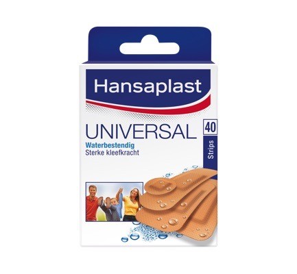 Hansaplast Water Resistant Universal Strips 40st