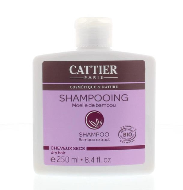 Cattier Shampoo droog haar bamboe (250 Milliliter)