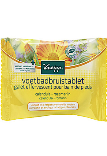 Kneipp Voetbadbruistablet Calendula Rozemarijn 80 gram 