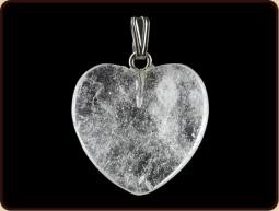 Ruben Robijn Hanger hart 20mm bergkristal (1 Stuks)