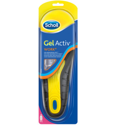 Scholl Gel Active Voetzolen Vrouw Werk Maat 38-42 1paar