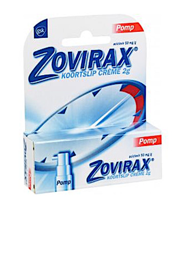 Zovirax Creme Pomp 2 gram