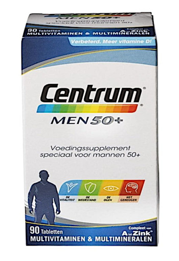 Centrum Men 50+ Multivitaminen Tabletten 90st