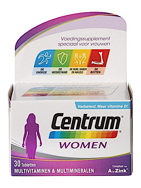 Centrum Multivitaminen Women Tabletten 30st