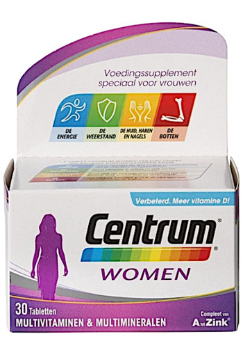 Centrum Multivitaminen Women Tabletten 30st