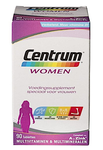 Centrum Multivitaminen Women Tabletten 90st