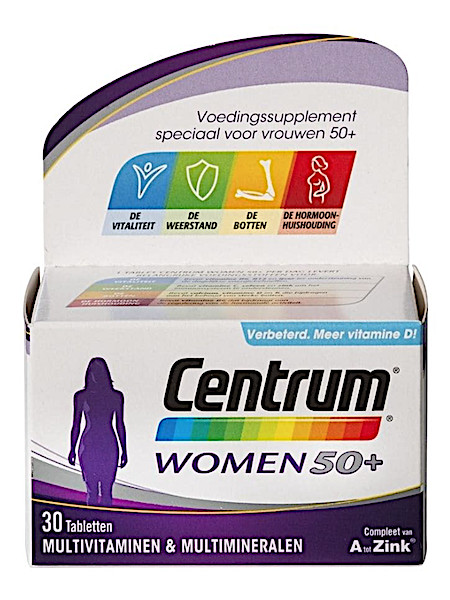  Centrum Women 50+ Multivitaminen Tabletten 30st