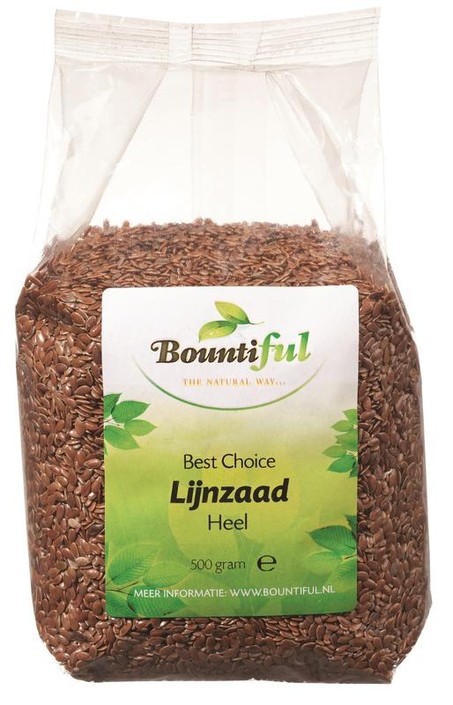 Bountiful Lijnzaad heel (500 Gram)