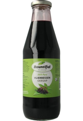 Bountiful Vlierbessen oersap (750 Milliliter)