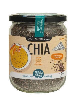 Terrasana Raw chia zaad in glas bio (330 Gram)